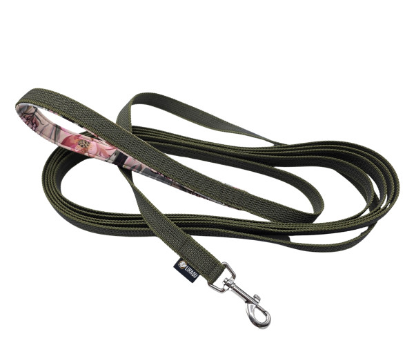 Langlaufleine Olive/Lillie