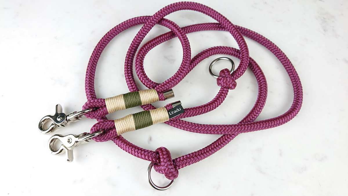 Tauleine "Aubergine Match" Tauleinen Leinen Liradu