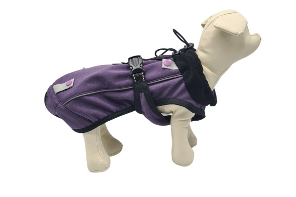 Hundejacke Softshell Lila