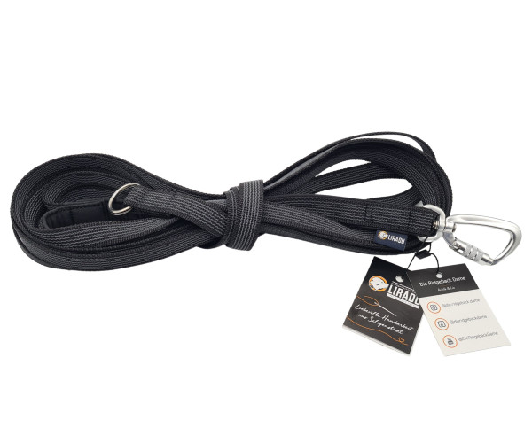 Premium Schleppleine Pur Schwarz