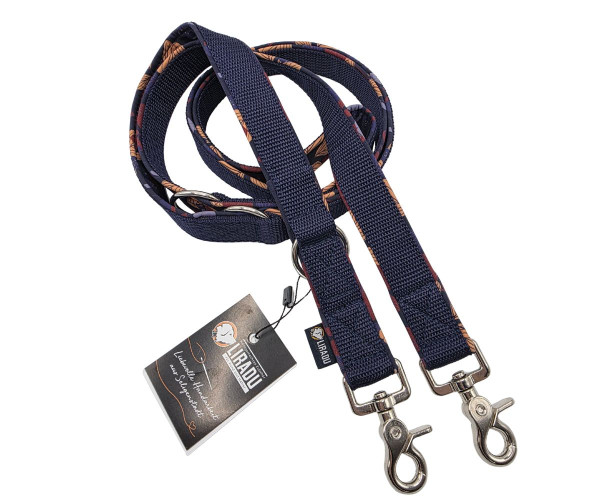 Softshell-Leine Blätternacht Navy