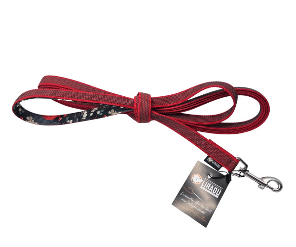 Langlaufleine Rot/Singvogel