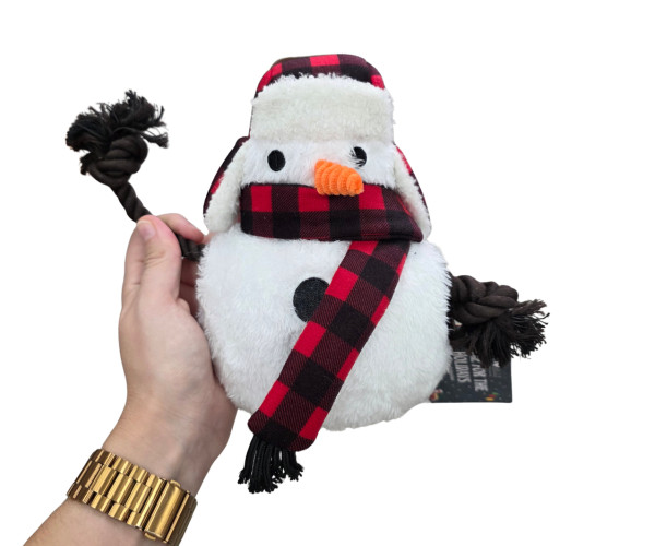 Stoffspielzeug Schneemann
