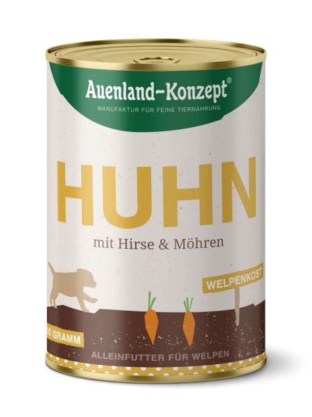 Welpenkost Huhn/Hirse (12stk)